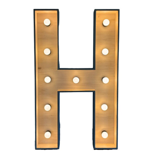 Lichtletter H (Verhuur / 100CM hoog)